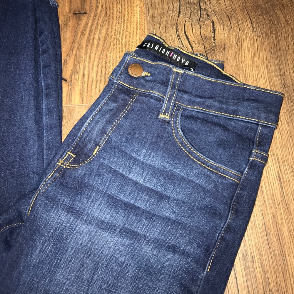Distressed Fashion Nova Jeans