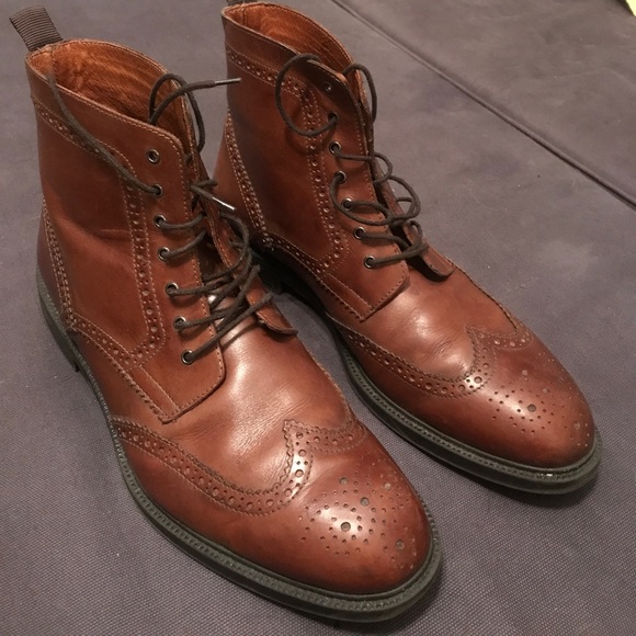 stafford wingtip boots