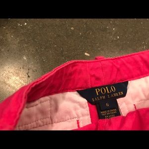Girls Polo shorts size 6. Great condition