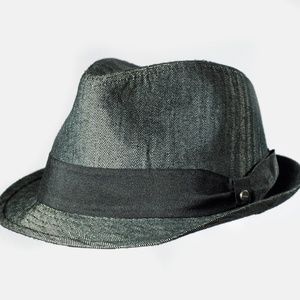 Grey Stetson Herringbone Fedora