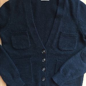 Black cardigan