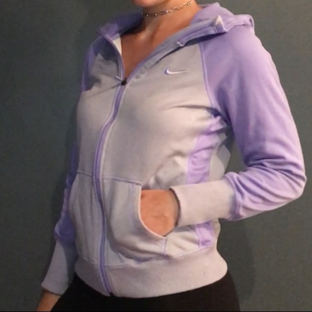 Purple Nike hoodie