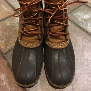 LL bean gortex lined duck boots