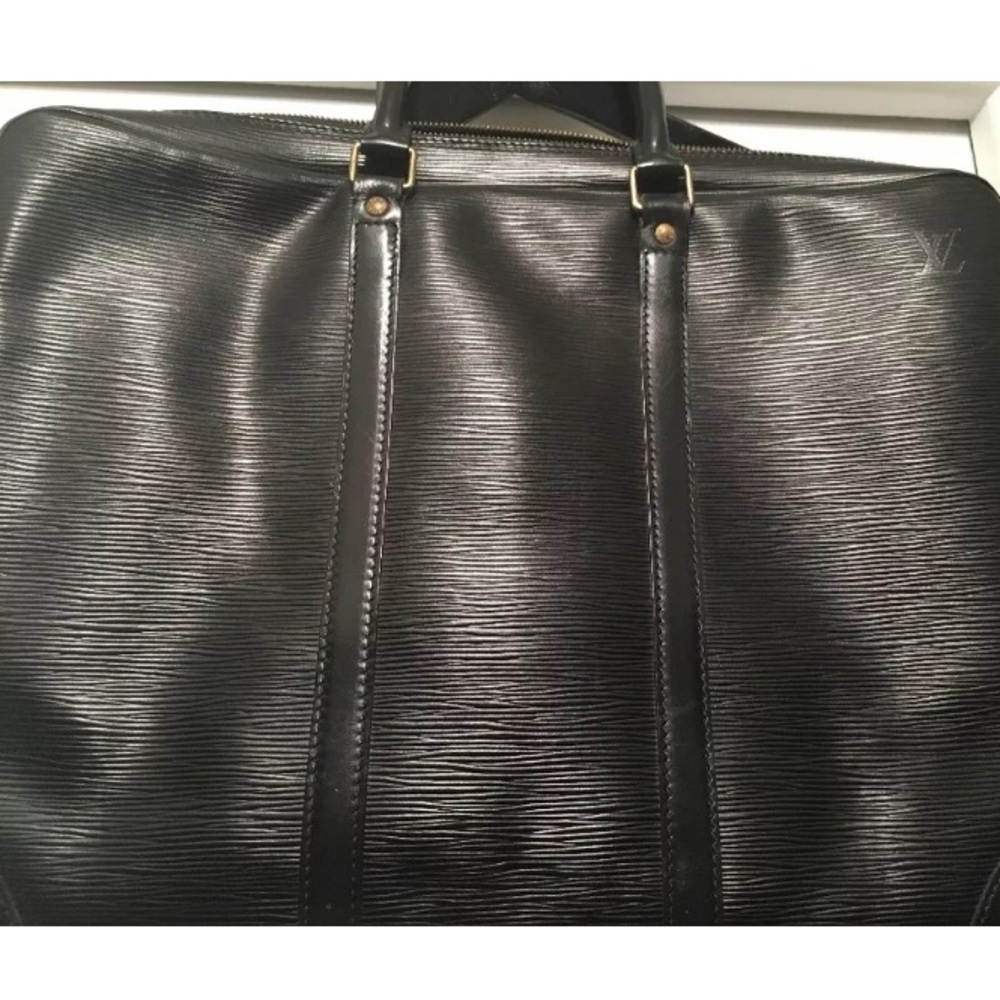 Auth Louis Vuitton Epi Porte Documents Briefcase