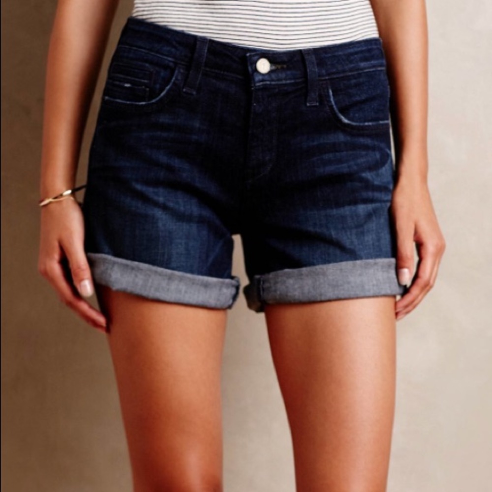 Anthropologie pilcro roll up shorts