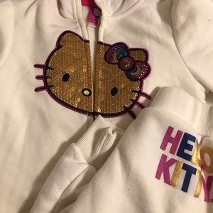 Hello kitty sweatpants and hoodie