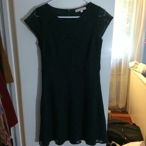 Dark Green Lacy Dress
