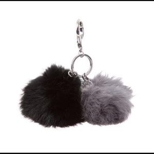 Rebecca Minkoff Double Pom Key Fob