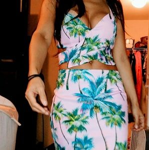 Sabo Skirt Tropicana palm set