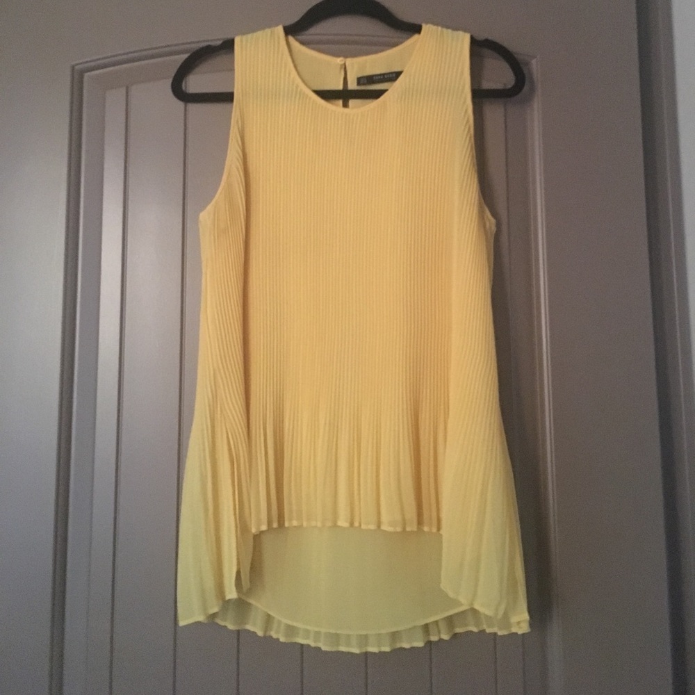 Zara Basic Collection pleated blouse