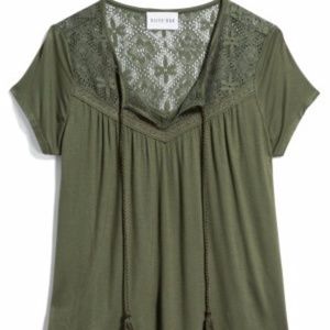 Stitch Fix O + O Nelanie Tassel Knit Top XS, NWT