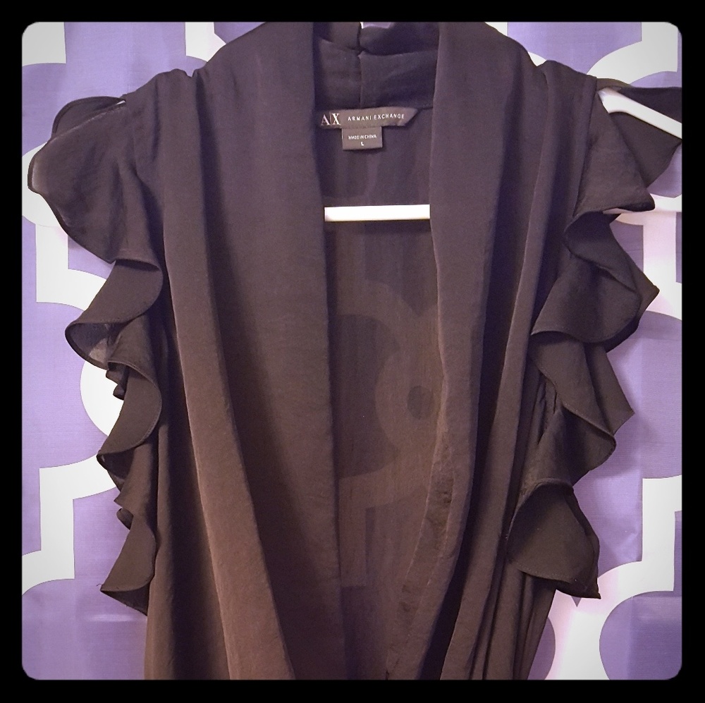 Armani Exchange Wrap Around Blouse