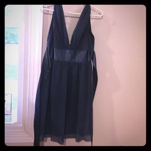Elegant navy blue dress