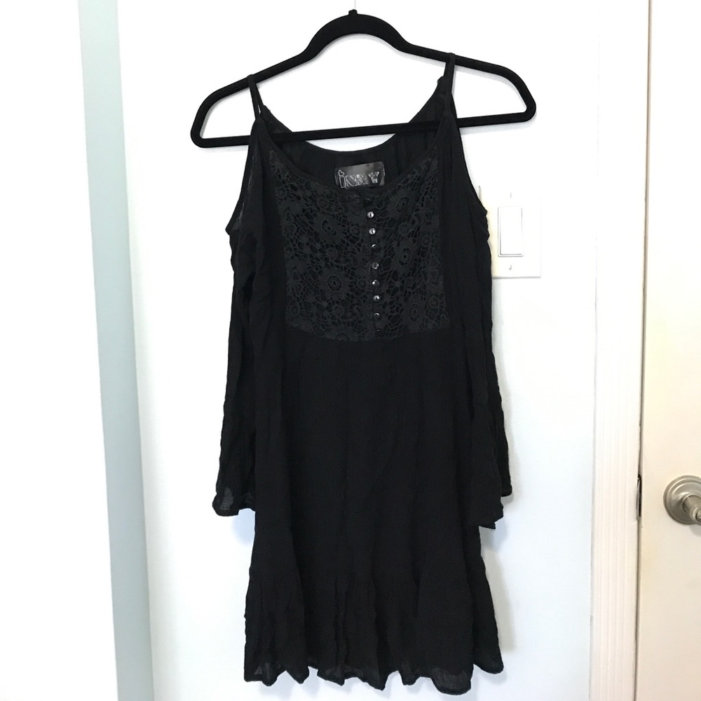 Boho bell sleeve dress