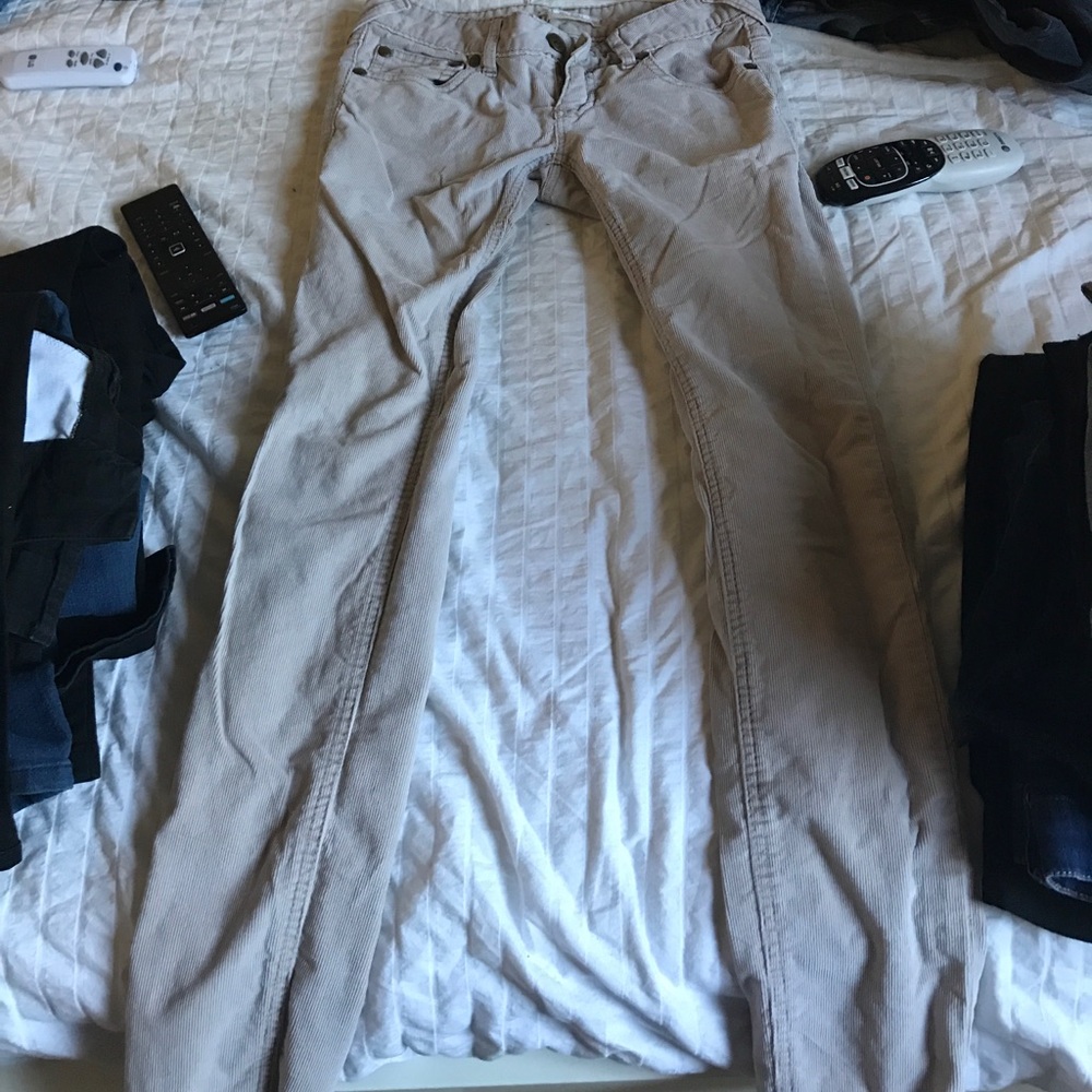 Free people corduroy jeans beige