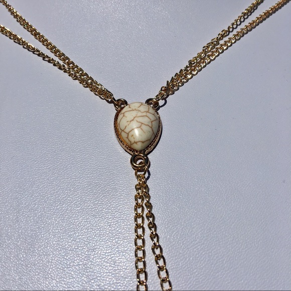 Triangle Stone Pendant Sexy Beach Bikini Chain NWT - Picture 7 of 8