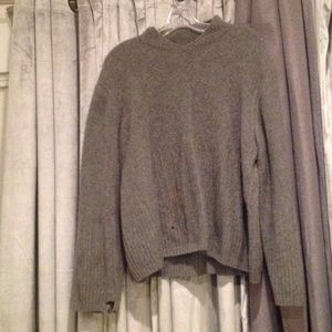 Grey cashmere sweater