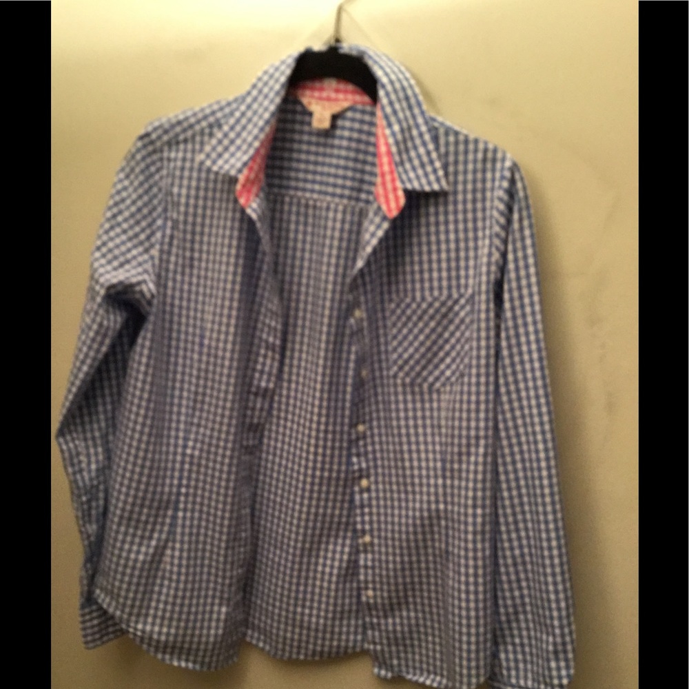Plaid Button Down Shirt - image 1