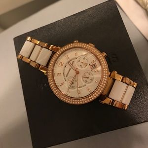 Michael Kors Women's MK5774 Parker Stainless Steel