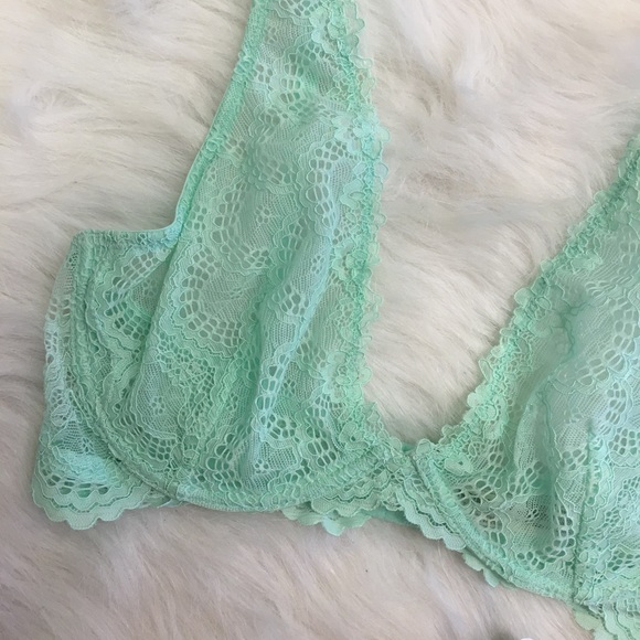 Free People Other - Intimately Free People Lace Bra Mint