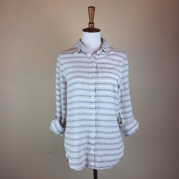 Love Notes Stripe Button Down - Picture 2 of 6