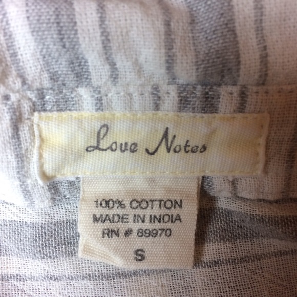 Love Notes Stripe Button Down - Picture 6 of 6