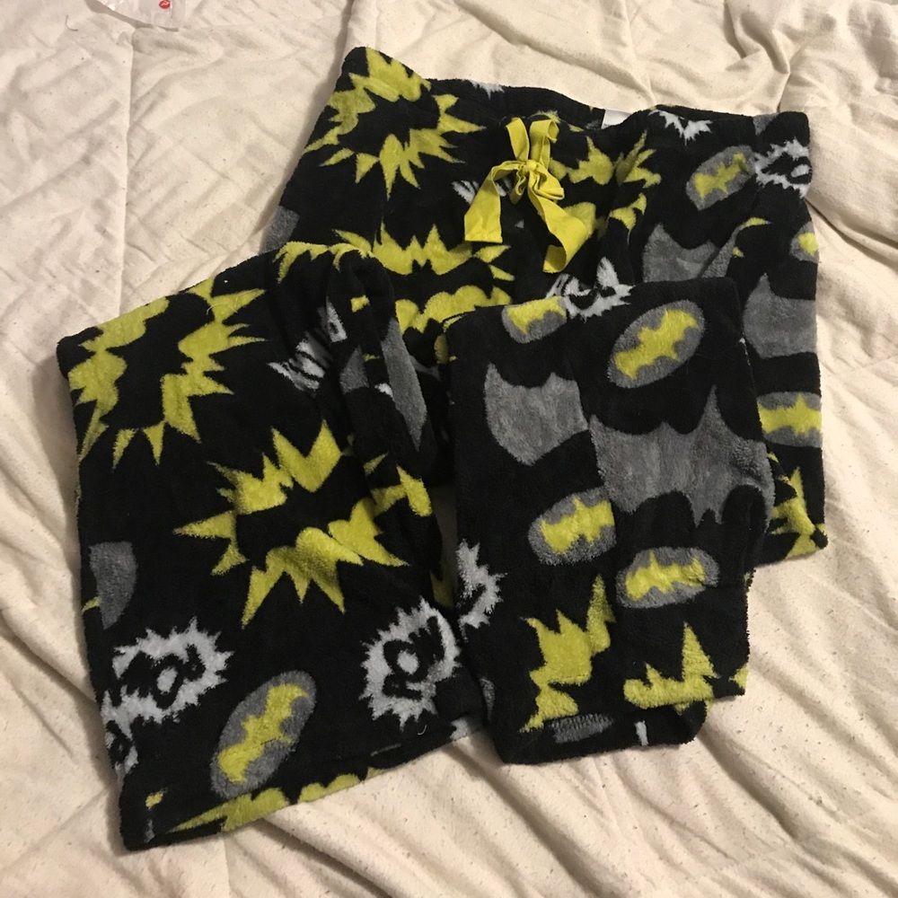 fleece batman pajama pants