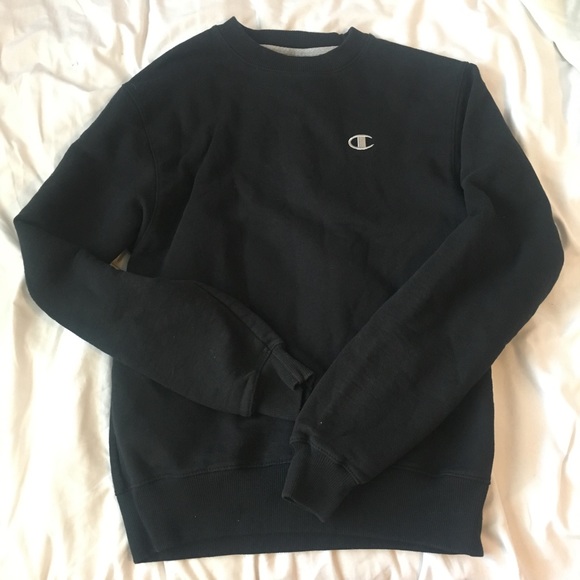 Champion Sweaters - Black Vintage Champion Sweater