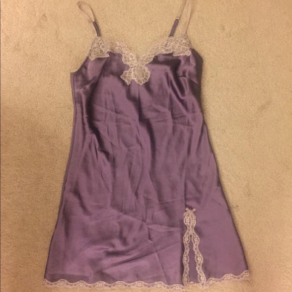 Victoria's Secret Other - Victoria's Secret Lace Trim Satin Slip