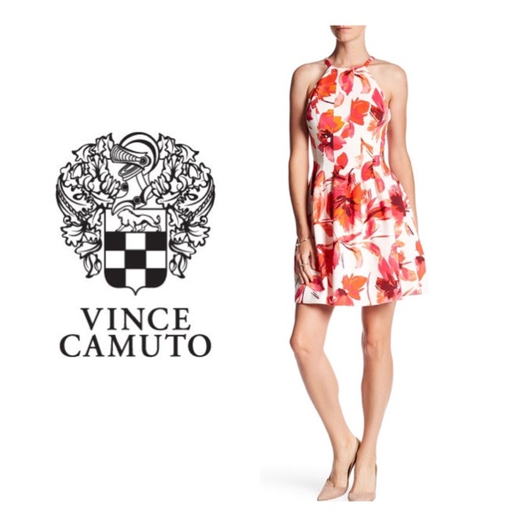 Vince Camuto Dresses & Skirts - SOLD Vince Camuto Womens Halter Dress White Sz 14