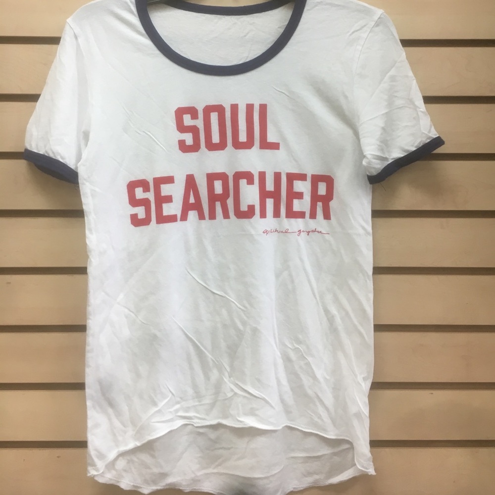 Spiritual gangster soul searcher white t shirt new - Picture 1 of 4