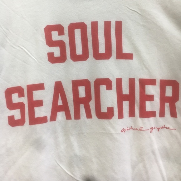 Spiritual gangster soul searcher white t shirt new - Picture 2 of 4