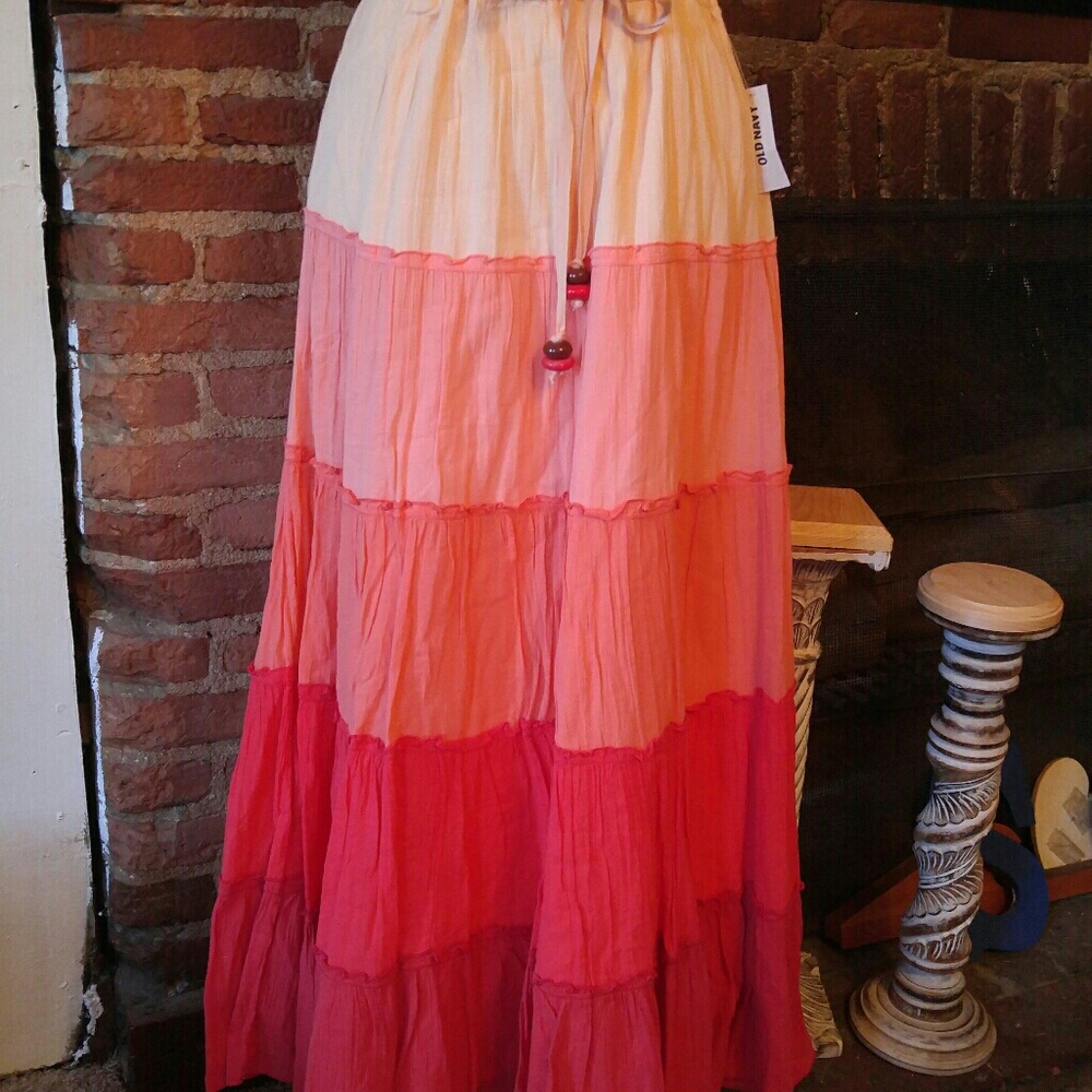 Tiered maxi skirt -old navy