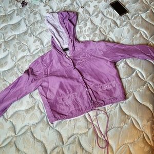 Purple wind resistant jacket
