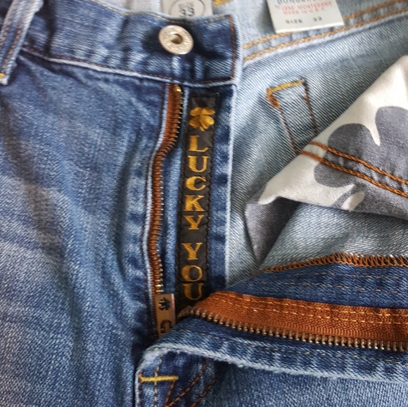 Great Buy! Men's Lucky Brand jeans 33/31 - Picture 4 of 7