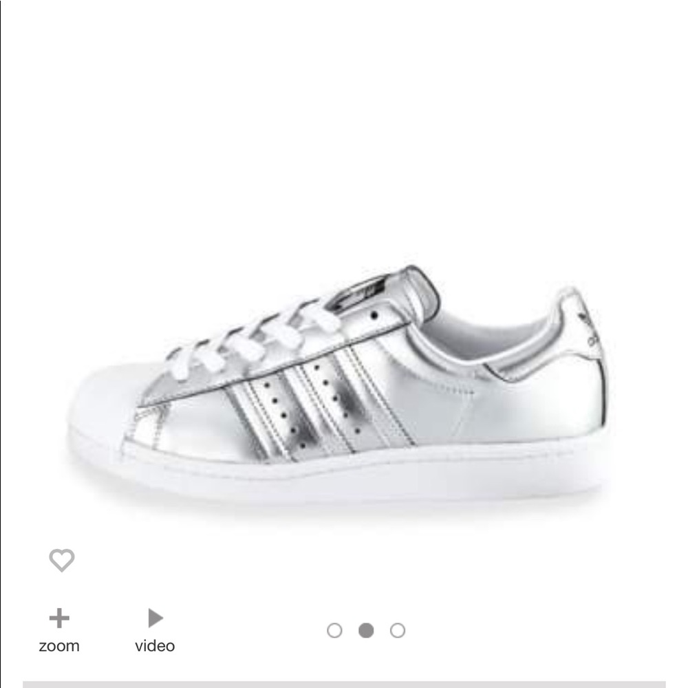 Superstar metallic adidas sneakers