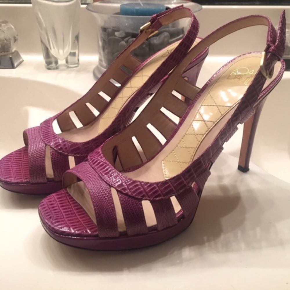 Joan & David Open-Toe Heels