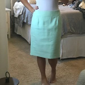 Mint pencil skirt