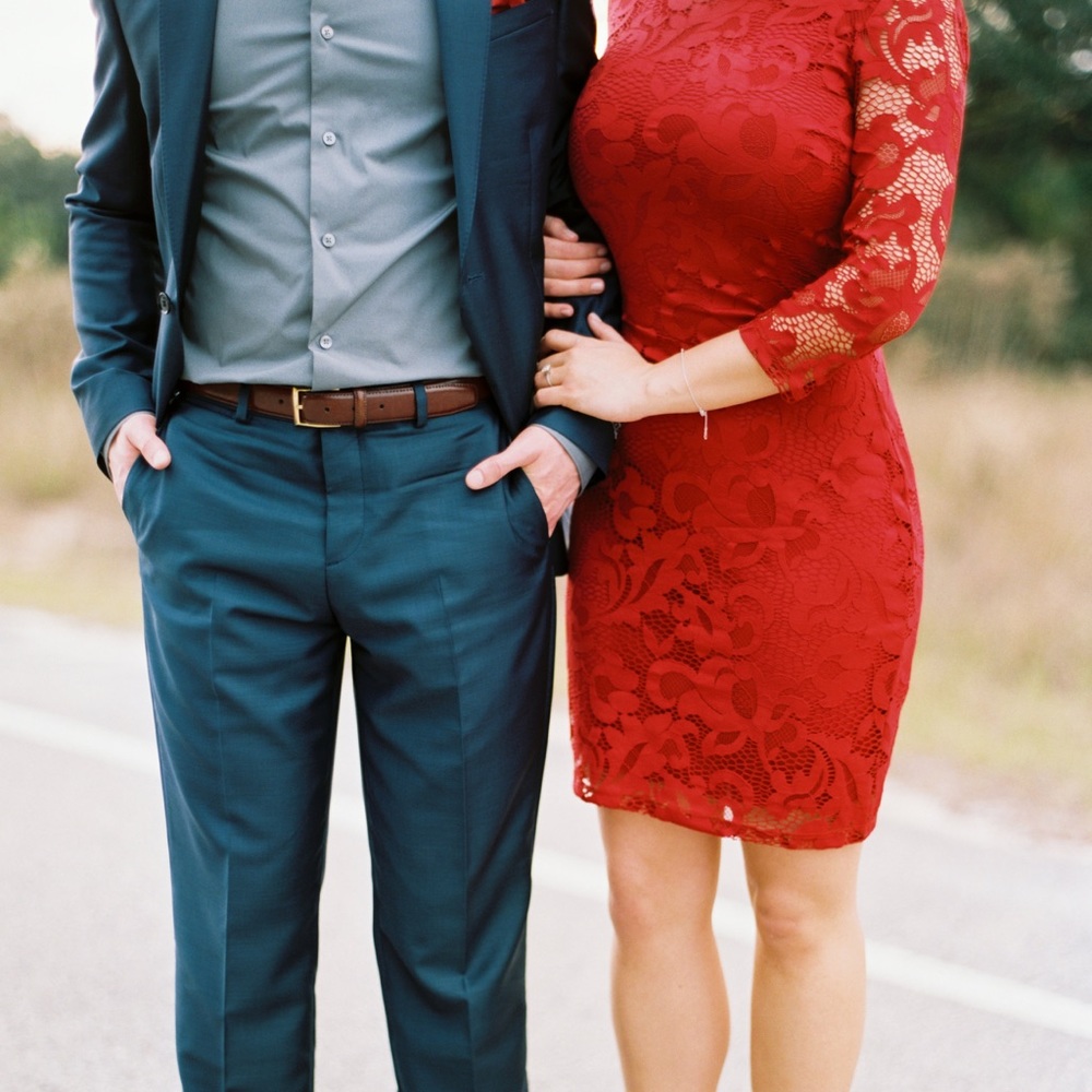 Lulu's Red Lace Dress
