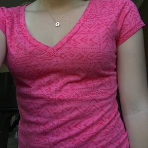Patterned Hollister V Neck
