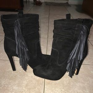 Authentic Jean Michel Cazabat  fringe ankle boots