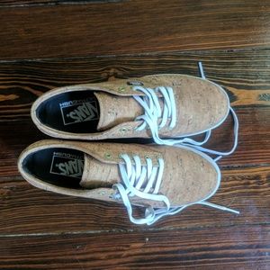 NWOT Vans Atwood Cork Print - Size 8