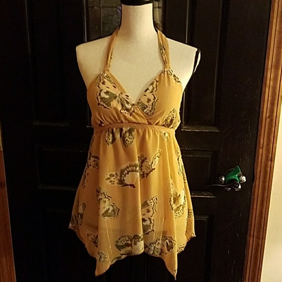 jordache Tops - Butterfly tank top size M