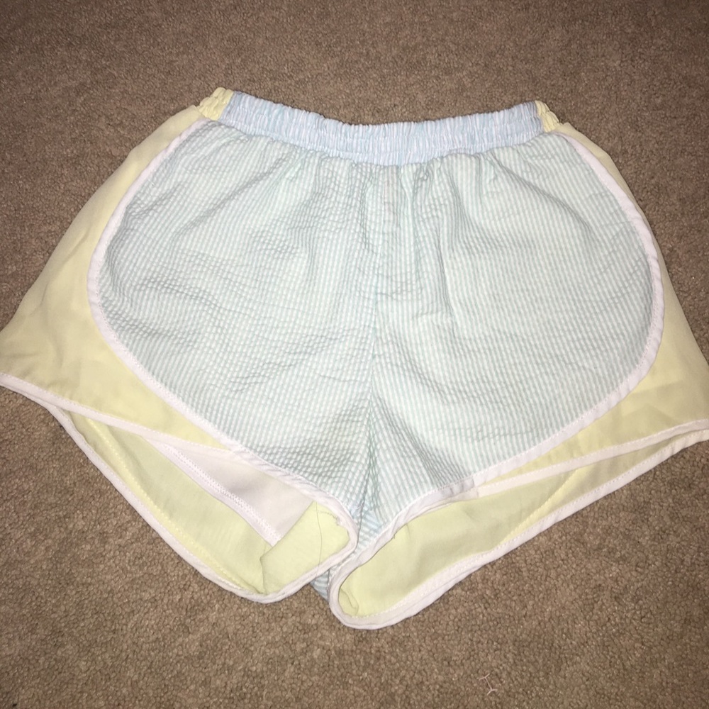 Super cute seersucker athletic shorts!!!