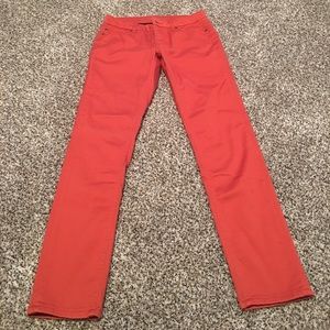 Liverpool fall orange skinny jeans