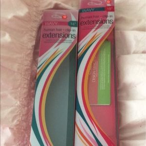 100% human hair clip in extensions