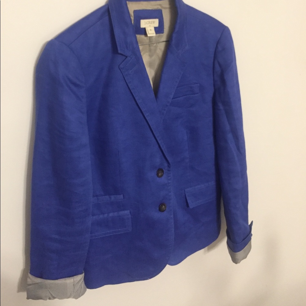 School Boy Linen Jcrew Blazer