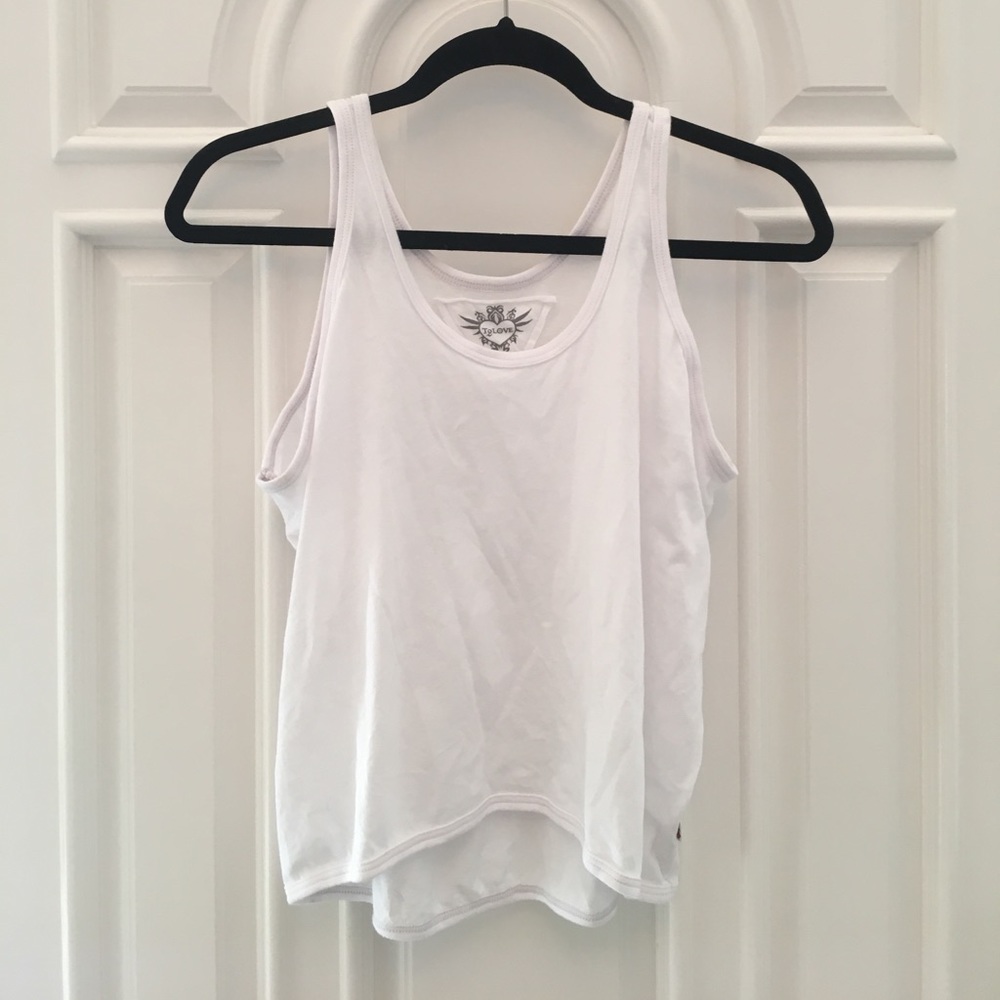 White tank top