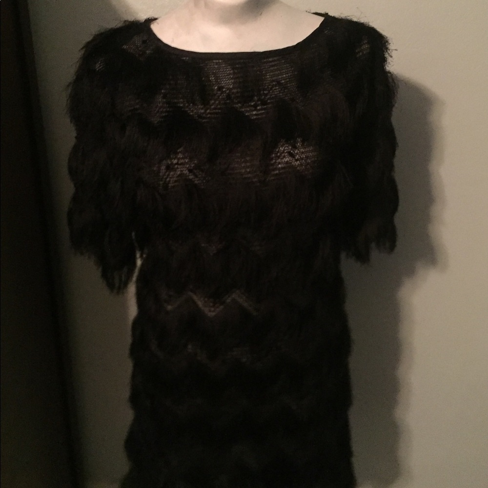 Fringe tassel mini dress