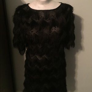 Fringe tassel mini dress